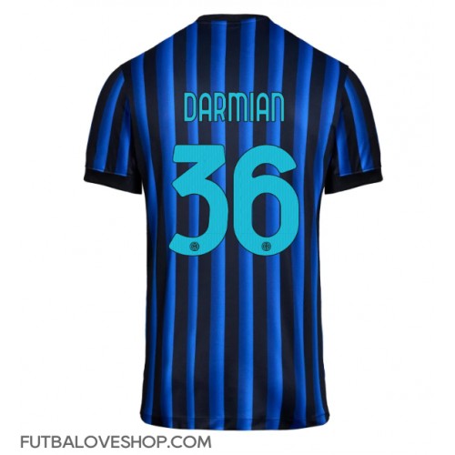 Dres Inter Milan Matteo Darmian #36 Domáci 2025-26 Krátky Rukáv